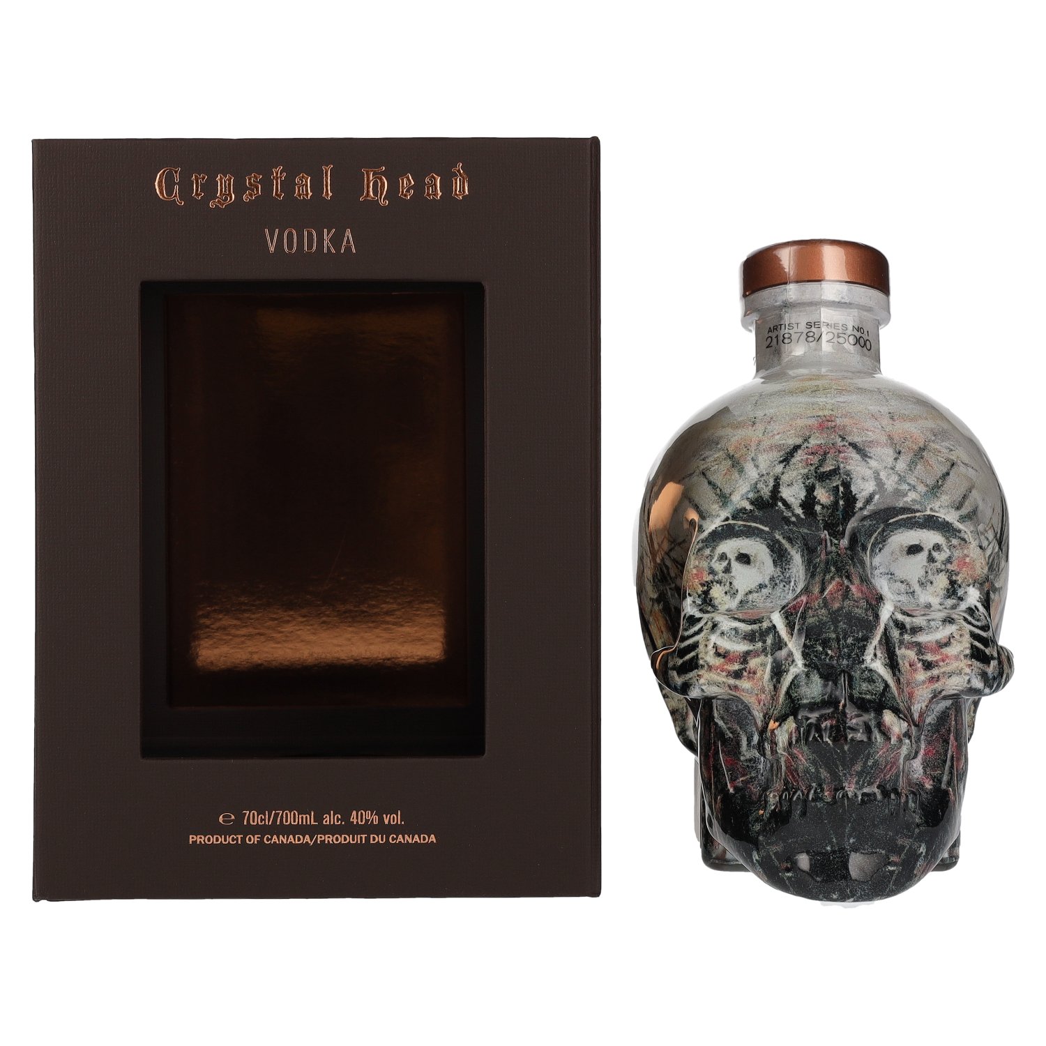 Crystal Head Vodka John Alexander Artist Series 40 Vol 07l In Tbox Mediterranean 8305