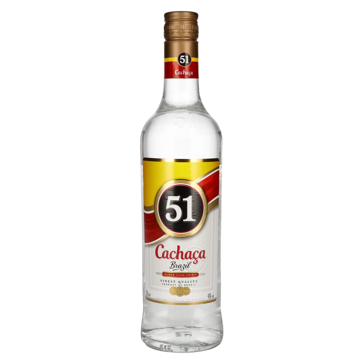 Cachaca 51 Brazil Sugar Cane Spirit 40% Vol. 0,7l – Mediterranean ...